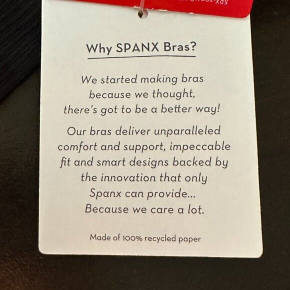 NWT Spanx Sz 40D Brallelujah black bra, lace full coverage. front closure - Picture 10 of 10